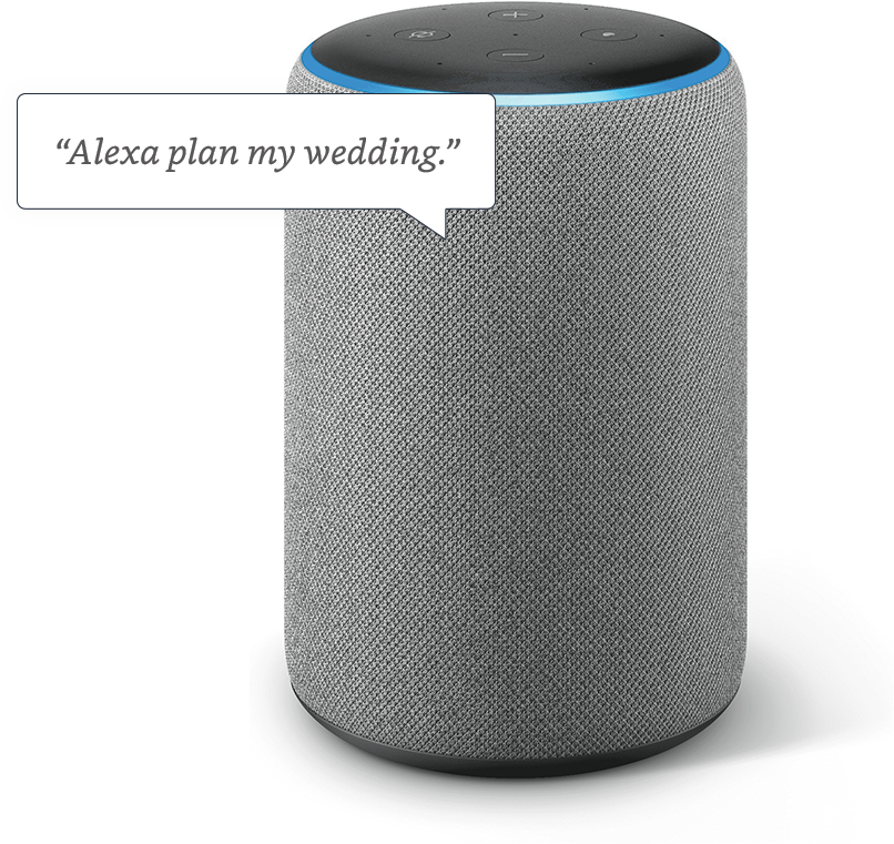 Alexa, plan my wedding